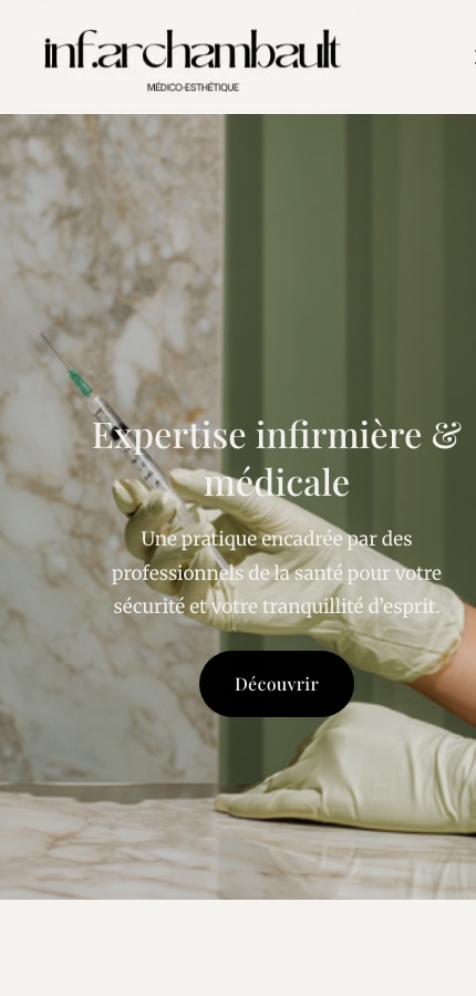 Site web inf.archambault, version cellulaire